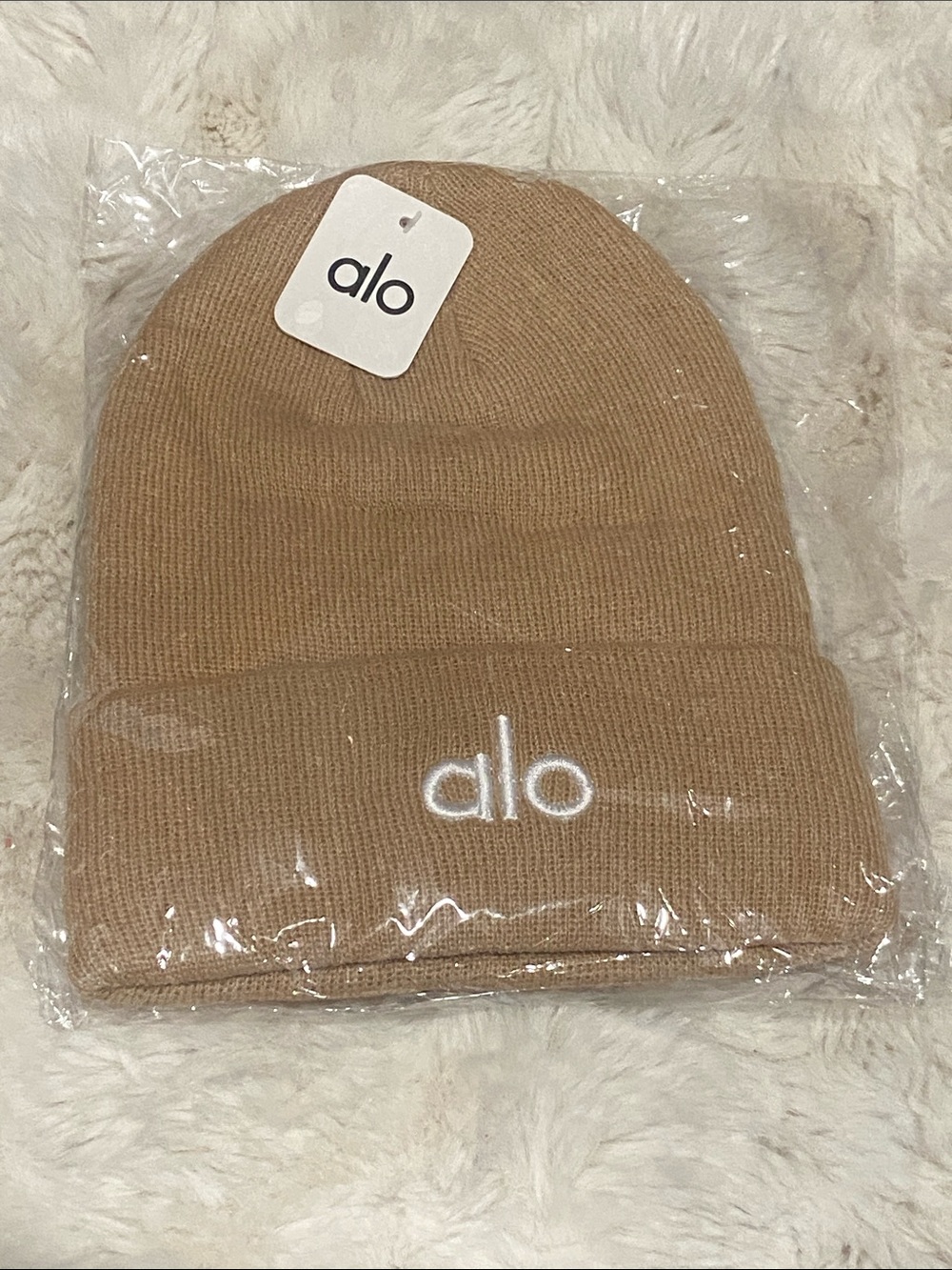 ALO Yoga Knit Beanie - Camel